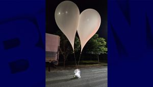 La Corée du Nord a envoyé près de 600 nouveaux ballons chargés de déchets vers la Corée du Sud