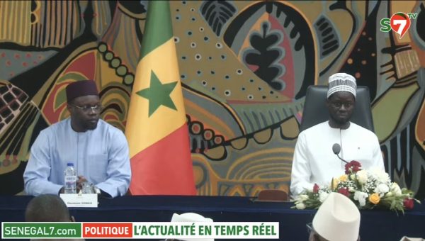 Accord entre le Gouv. et les Syndicats : Le Président Diomaye Faye remercie son Premier ministre