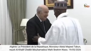 Algérie : Le Président Abdelmadjid Tebboune reçoit le Khalife Cheikh Mahi Niass