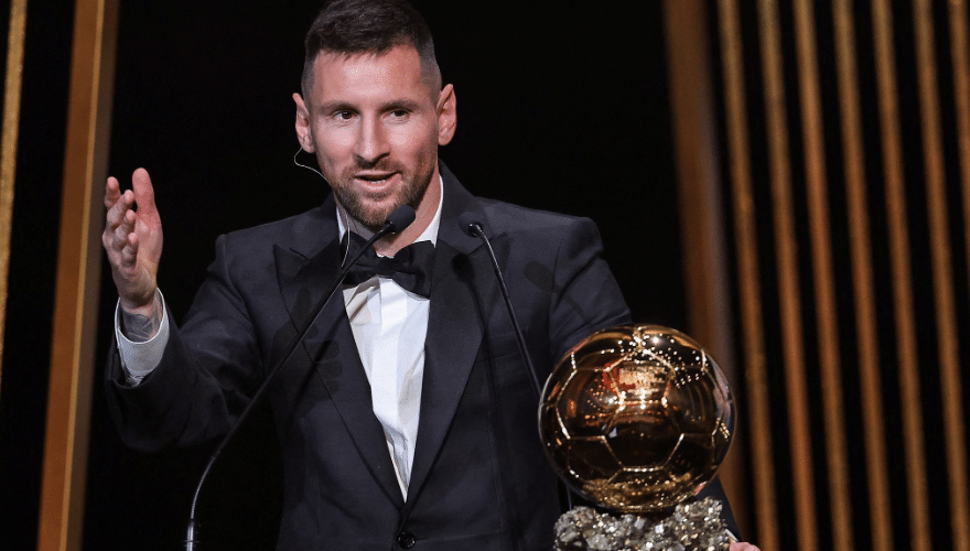 Football : Lionel Messi remporte le ballon d’or 2023, le 08 ème de sa carrière