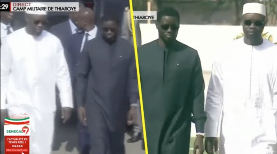 L&rsquo;arrivée du président Diomaye accueilli par SONKO à la Commémoration 81éme Anniversaire Thiaroye 44 (Vidéo)