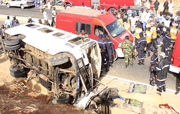 Gandigal : 2 morts et 1 blessé après le dérapage d&rsquo;un car « Ndiaga Ndiaye »