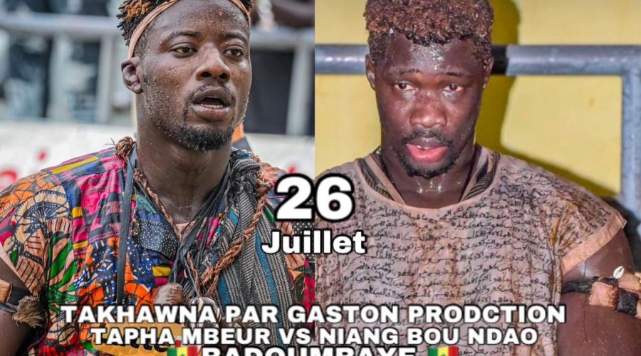 Lutte : Niang Bou Ndaw vs Tapha Mbeur, ficelé par Gaston Production.