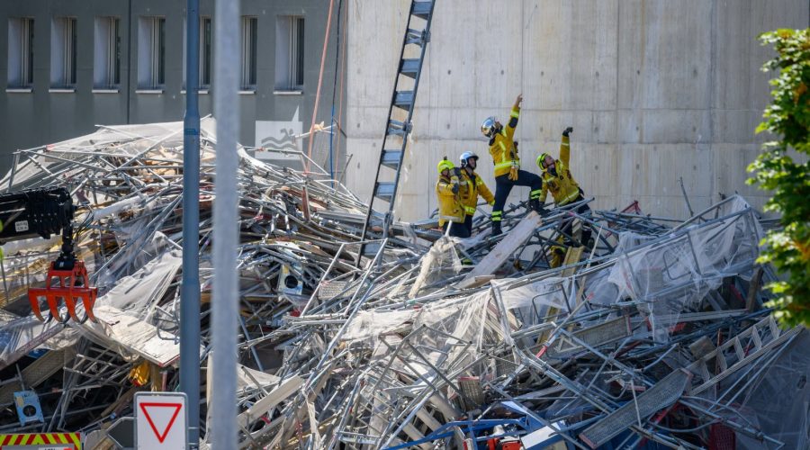 Suisse: l&rsquo;échafaudage d&rsquo;une tour s’effondre , bilan 03 décès et sept blessés